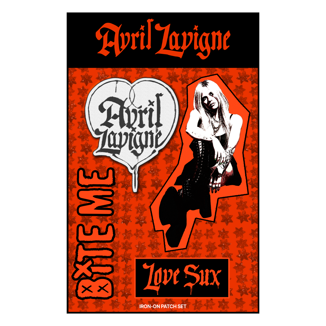 Avril Lavigne - Love Sux Patch Set