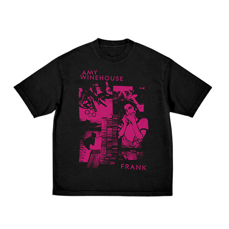 Amy Winehouse Frank 20th Anniversary Black T Shirt Recordstore