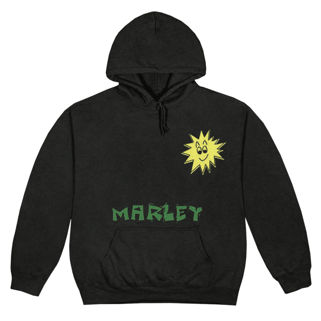 Bob Marley Sunshine Black Hoodie Recordstore