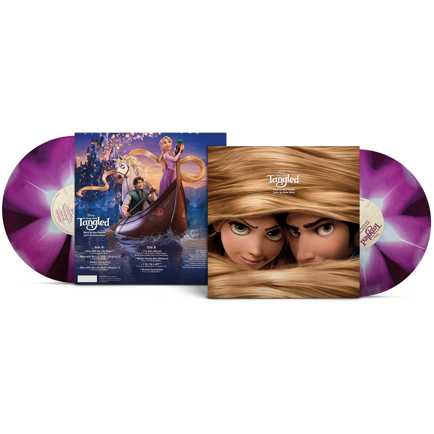 Various Artists - Songs From Tangled: Limited Stargazer Lily and Ivory  Colour Vinyl LP. - Recordstore