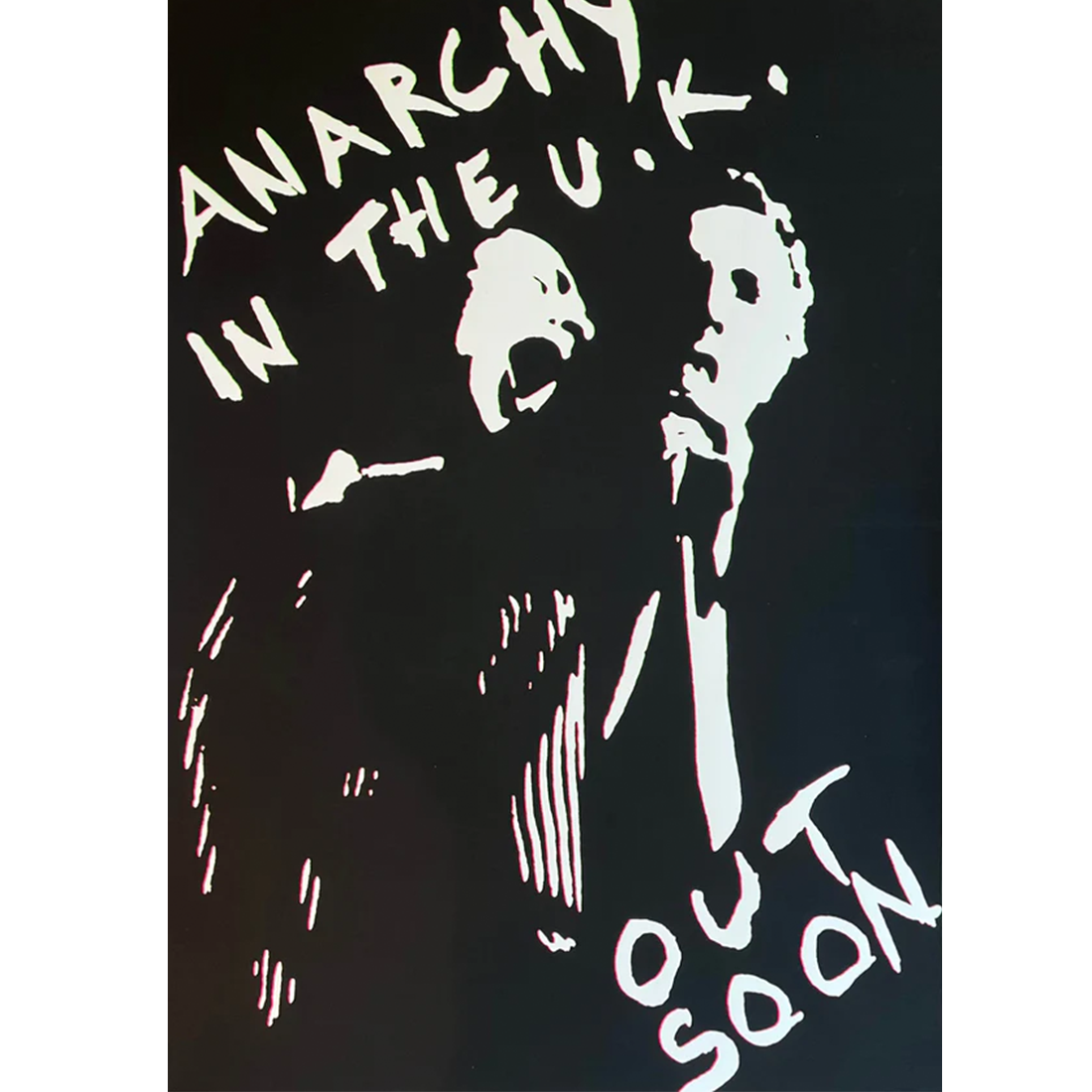 Sex Pistols - Black Anarchy Screen Printed Poster