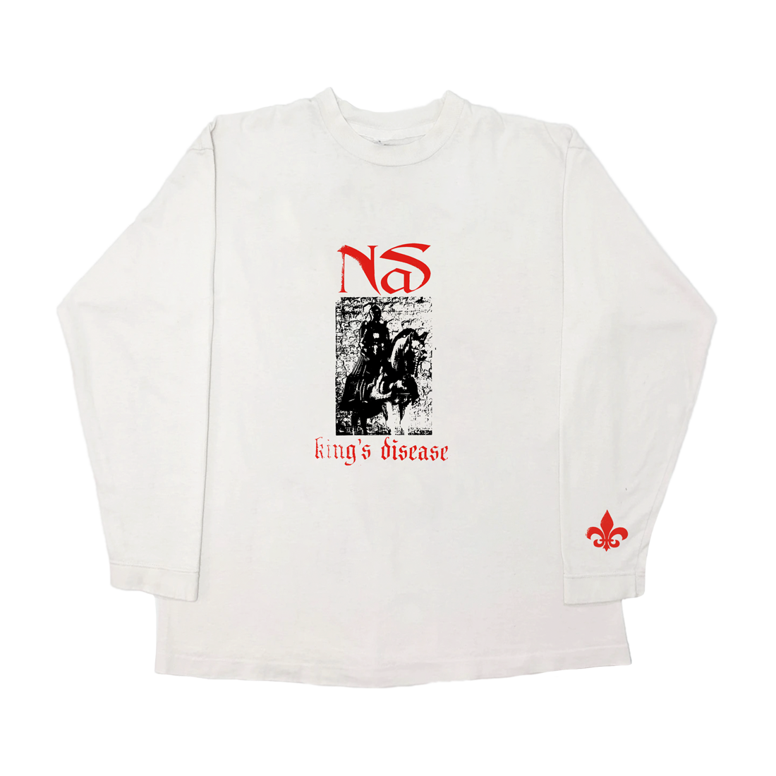 Nas King s Disease Sword Longsleeve T Shirt Recordstore