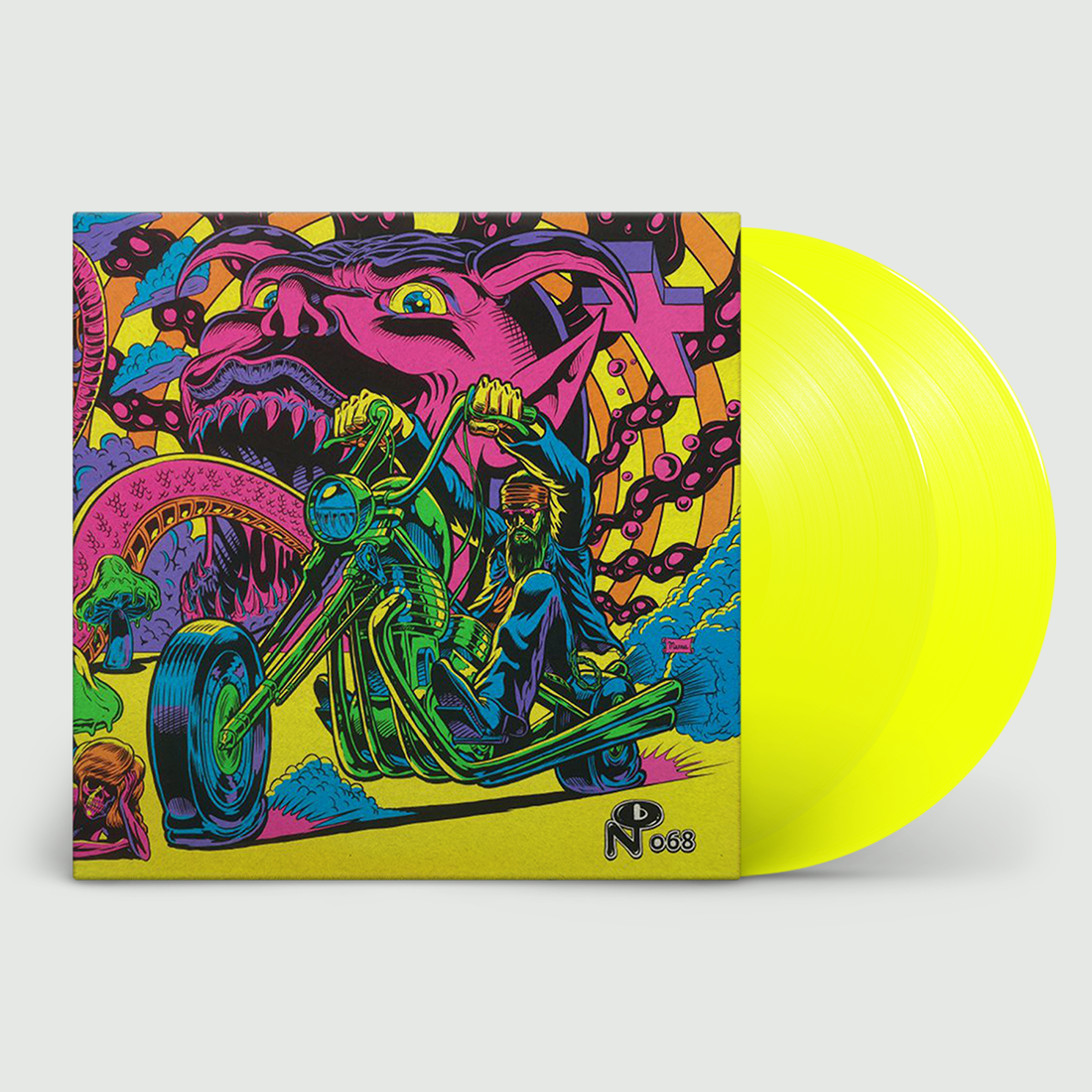 Warfaring Strangers Acid Nightmares: Exclusive Deluxe Neon Yellow Vinyl LP