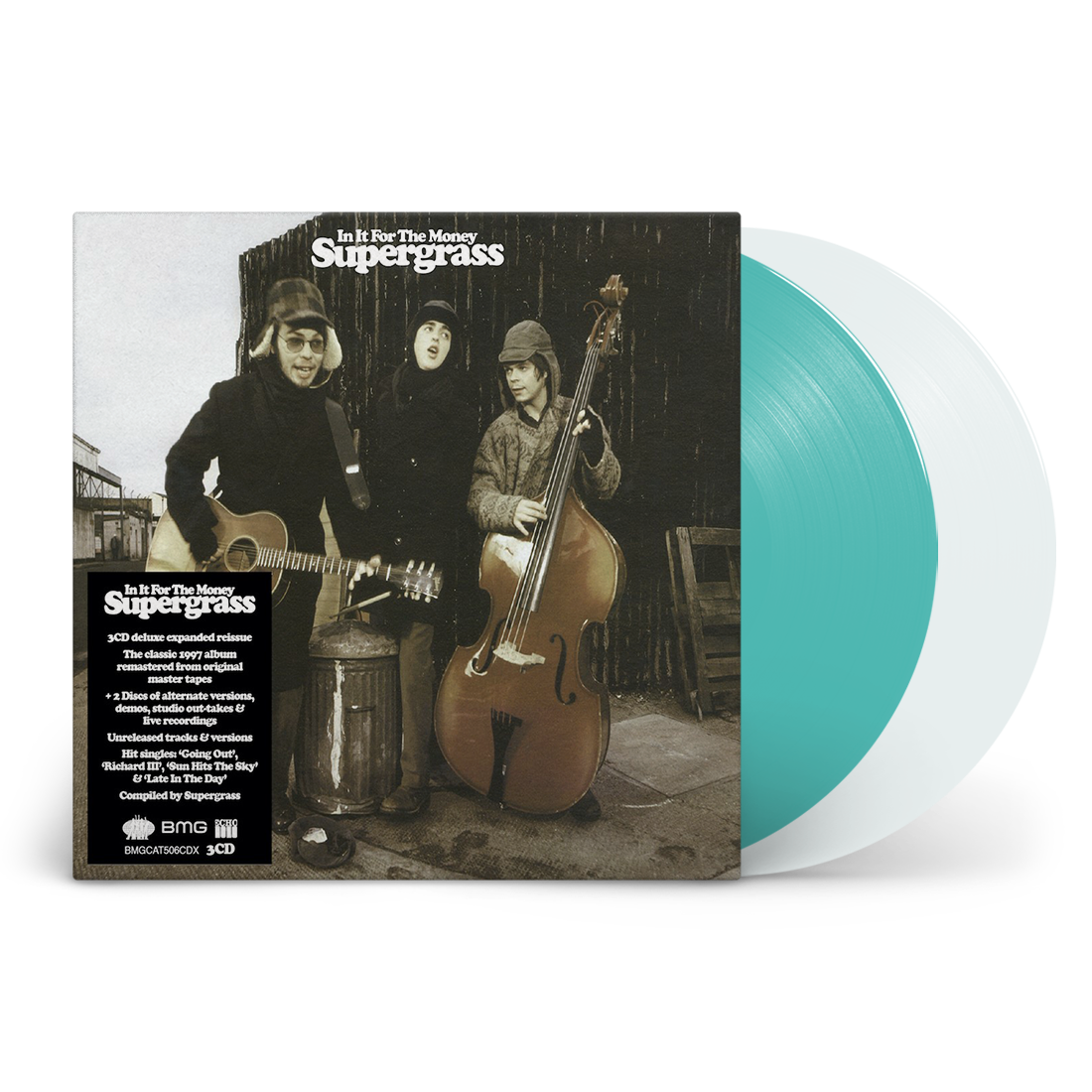 In It For The Money: Remastered Expanded Edition Turquoise Vinyl LP & White Vinyl 12"