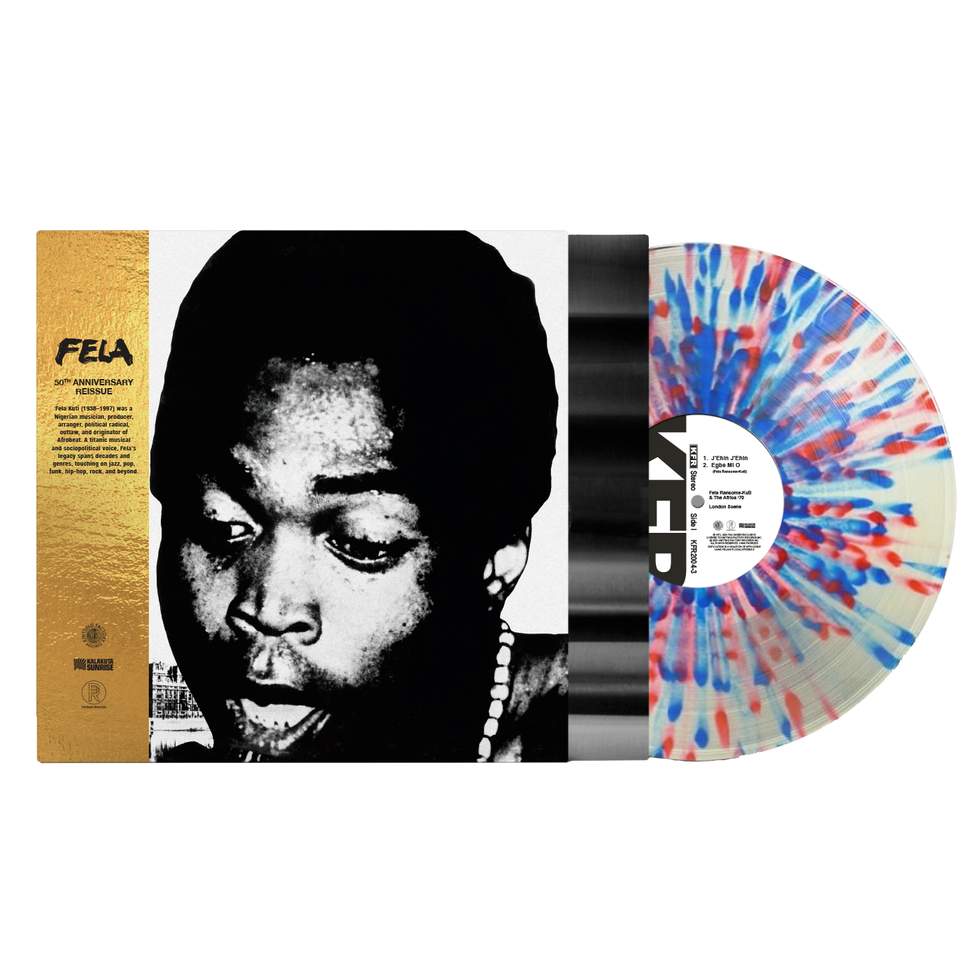 Fela Kuti - London Scene: Limited White, Red & Blue Splatter Vinyl LP