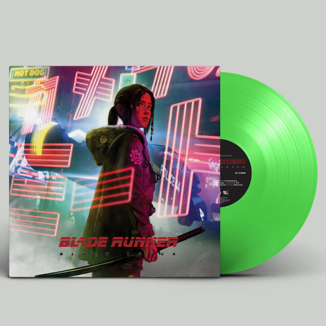Blade Runner - Black Lotus: Limited Edition Neon Green Trifold Sleeve LP