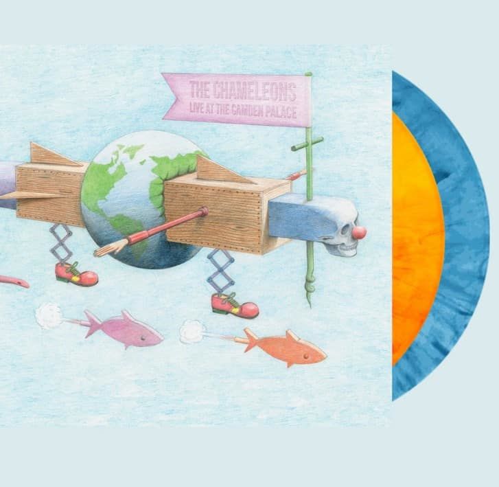 The Chameleons live at The Camden Palace: Limited Splatter Orange and Blue Vinyl 2LP