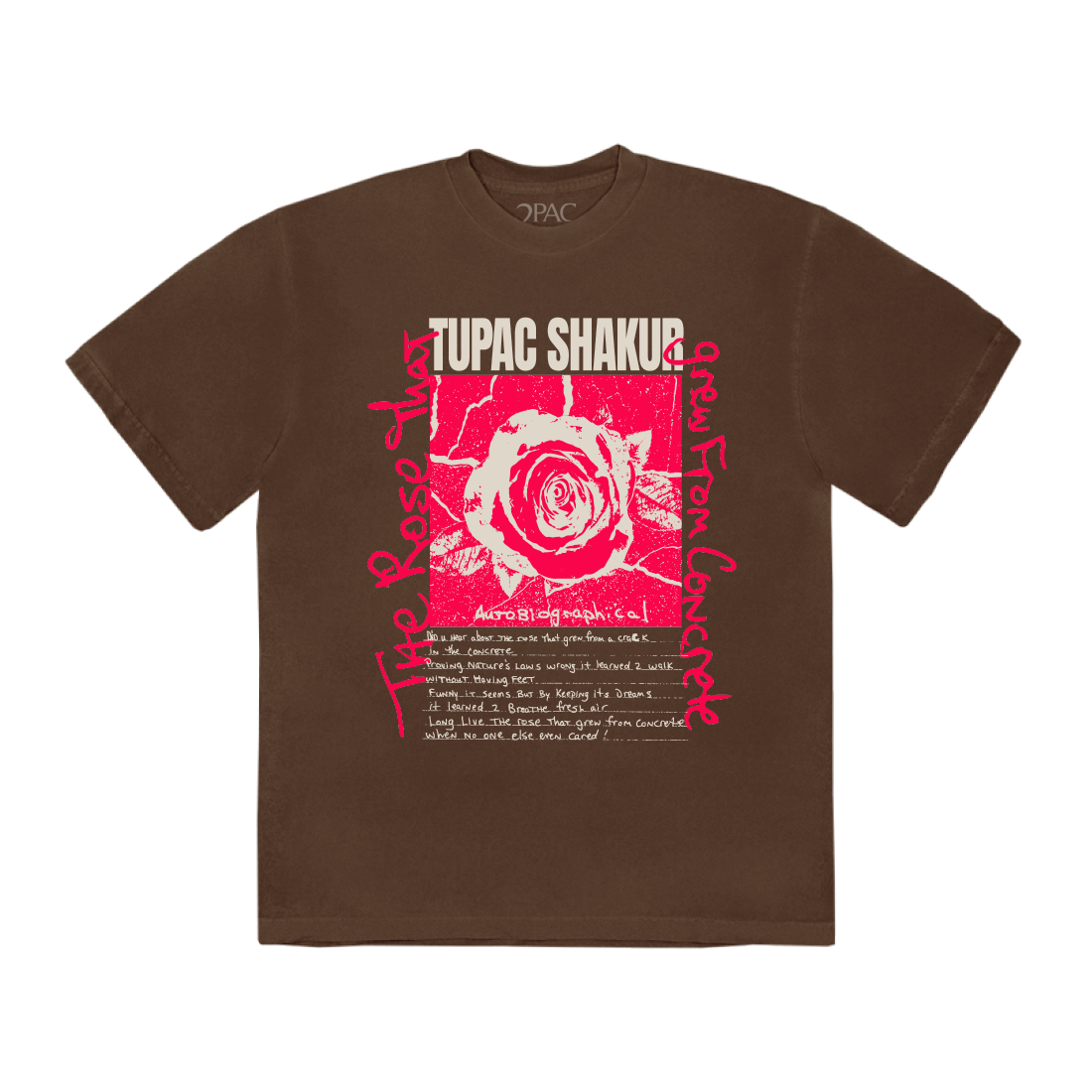 The rose that grew from deals concrete shirt