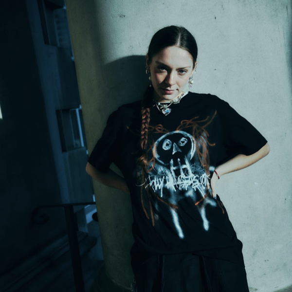 Holly Humberstone - TRAID Reclaimed Skull Tee