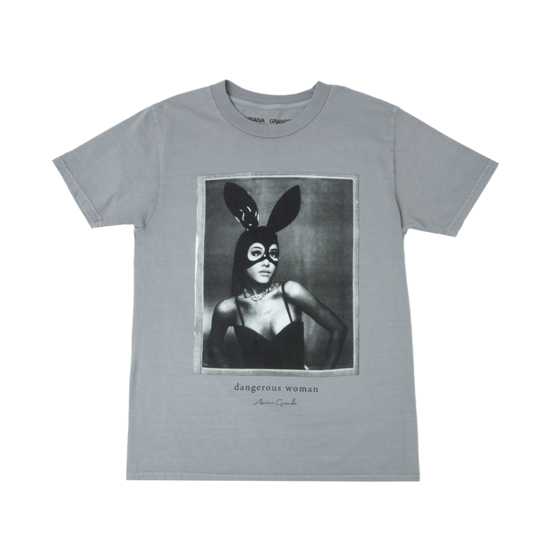 Ariana Grande Dangerous Woman Grey T Shirt Recordstore