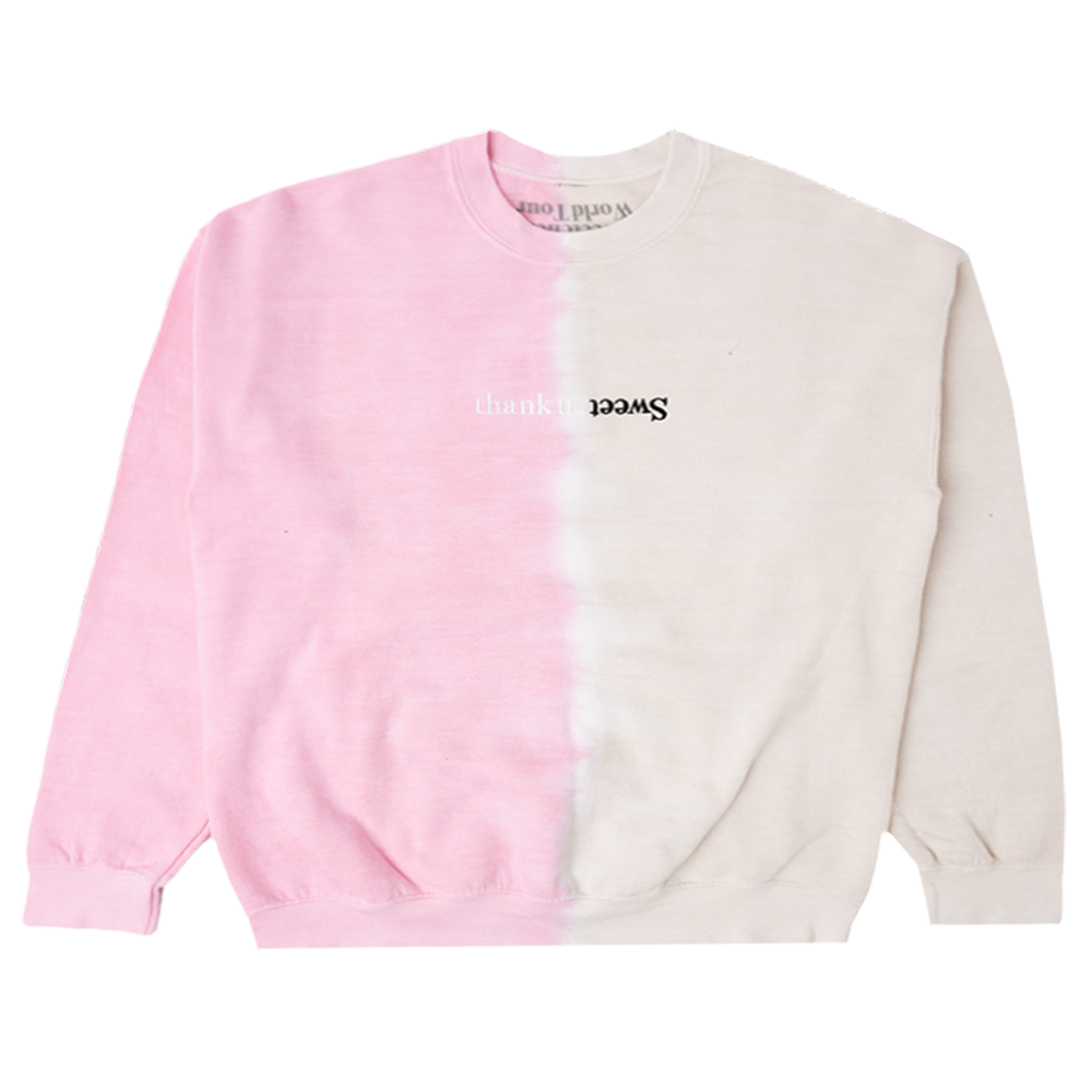 Ariana Grande sweetener split colour crewneck Recordstore