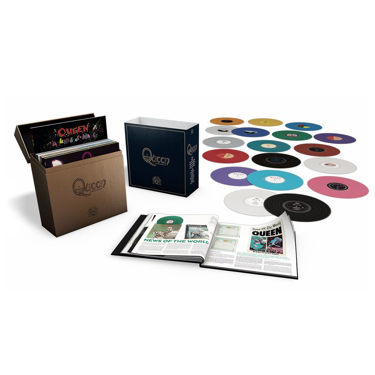 Queen - Queen - The Studio Collection: Coloured Vinyl Box Set