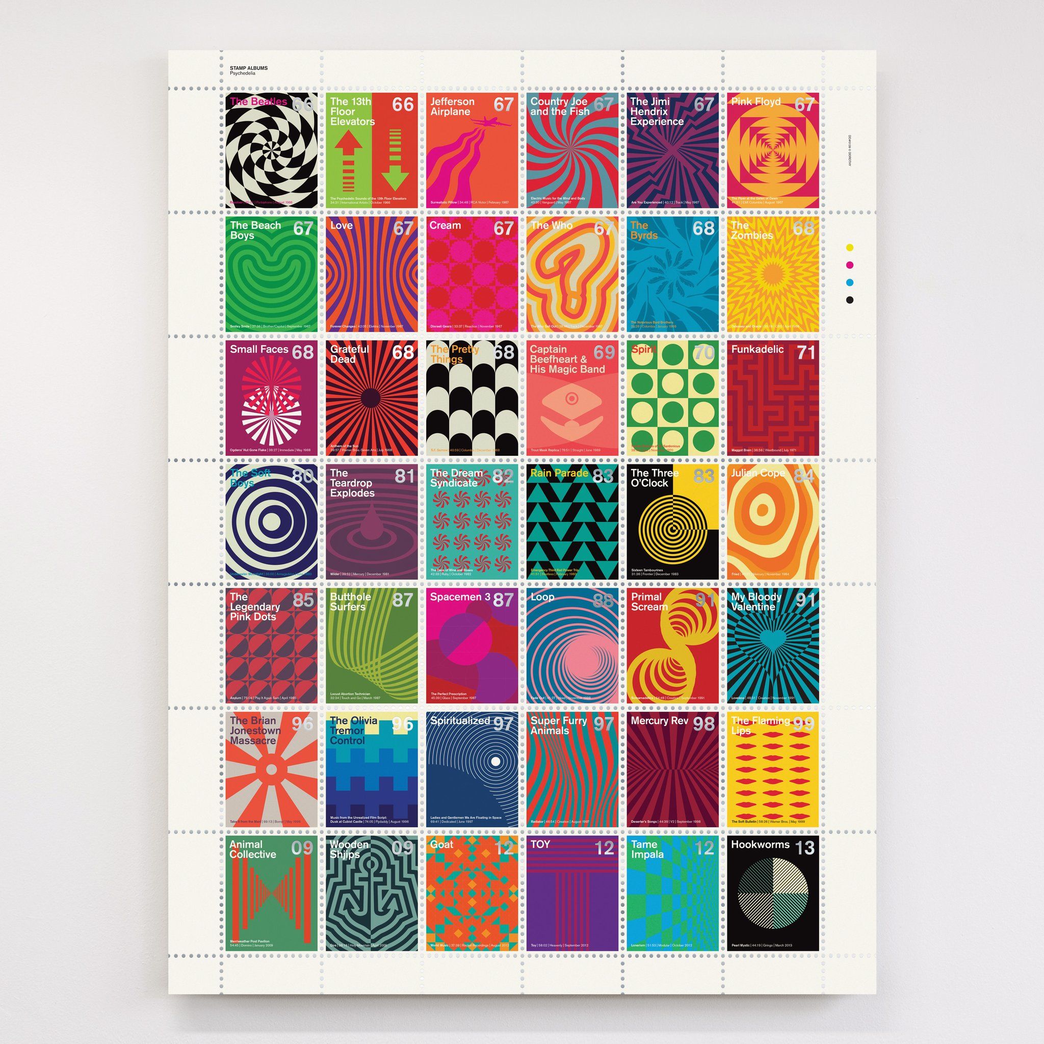 Dorothy - Stamp Albums: Psychedelic Litho Print Poster