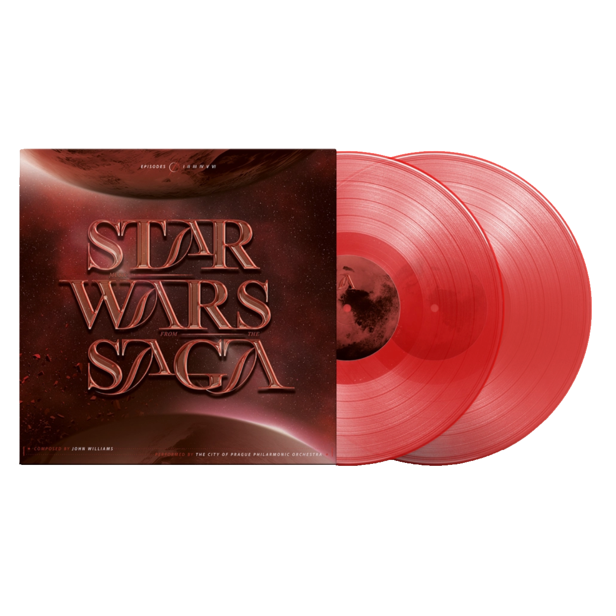 The City Of Prague Philharmonic Orchestra - Music from the Star Wars Saga: Exclusive Red Vinyl 2LP