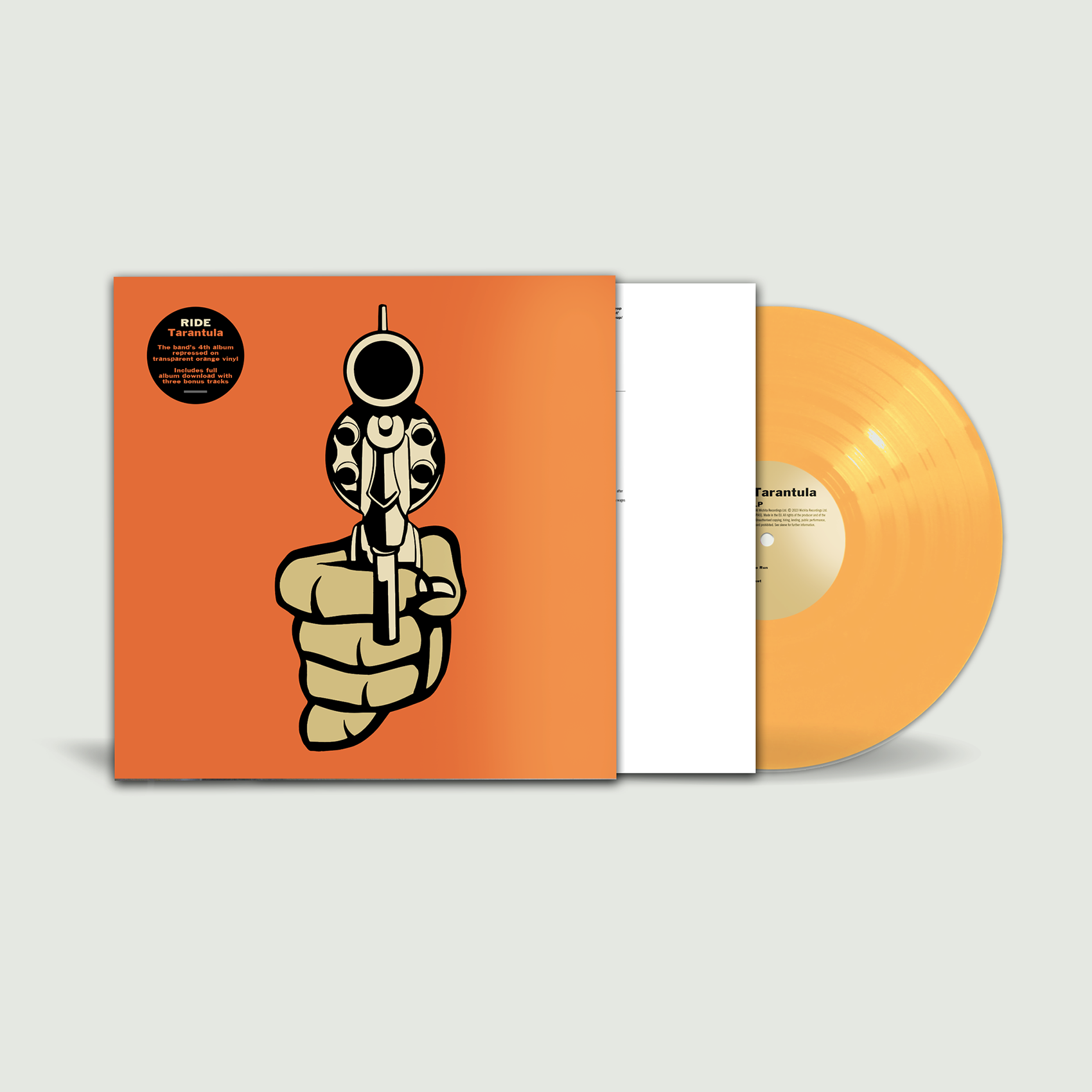 RIDE - Tarantula: Limited Transparent Orange Vinyl LP
