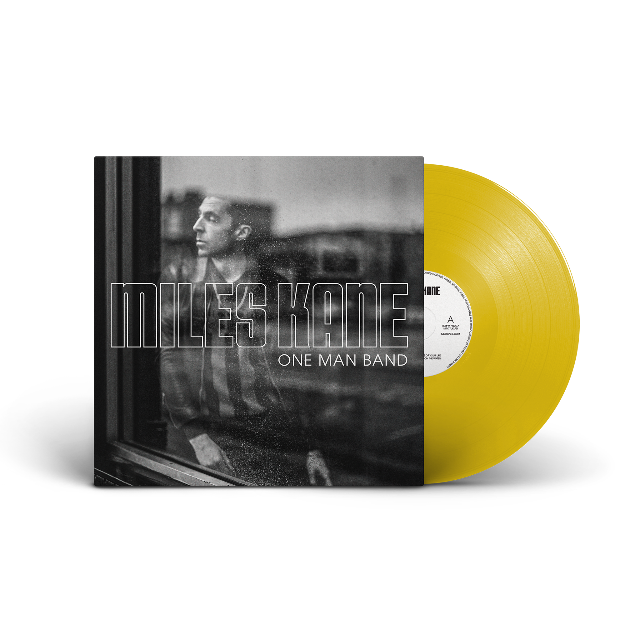 One Man Band: Limited Transparent Yellow Vinyl LP + Signed Print