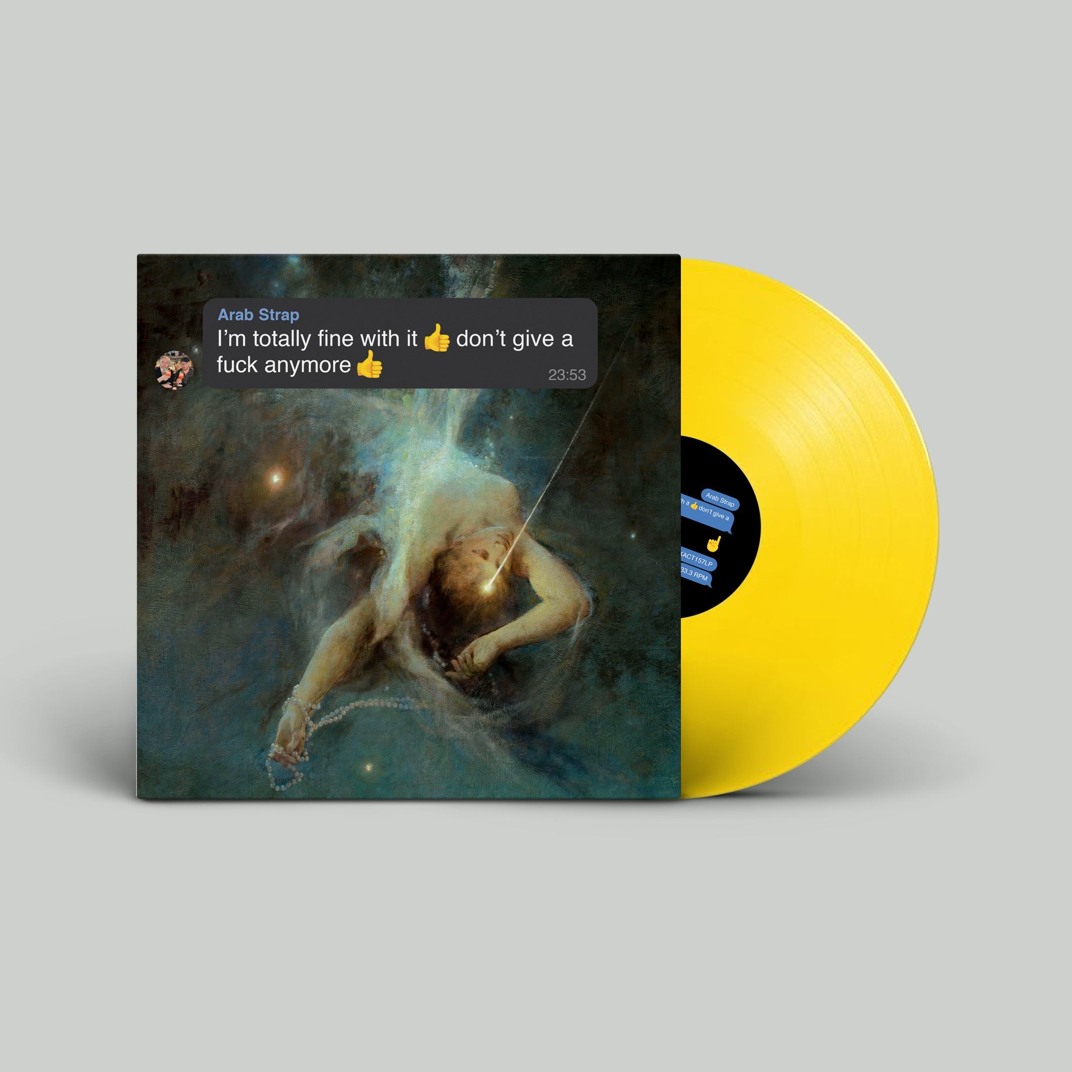 I’m totally fine with it 👍don’t give a fuck anymore 👍: Limited Emoji Yellow Vinyl LP + Signed Double-Sided Print