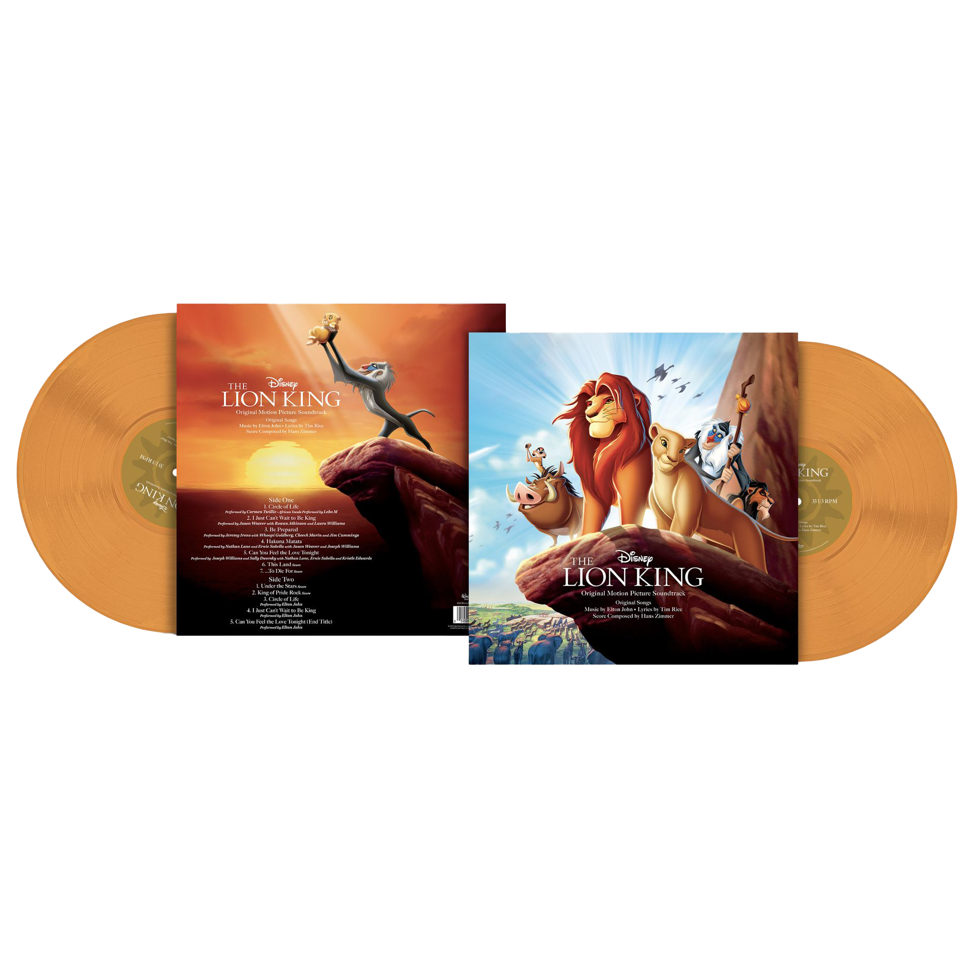 Original Soundtrack - The Lion King: Limited Edition Orange Vinyl LP