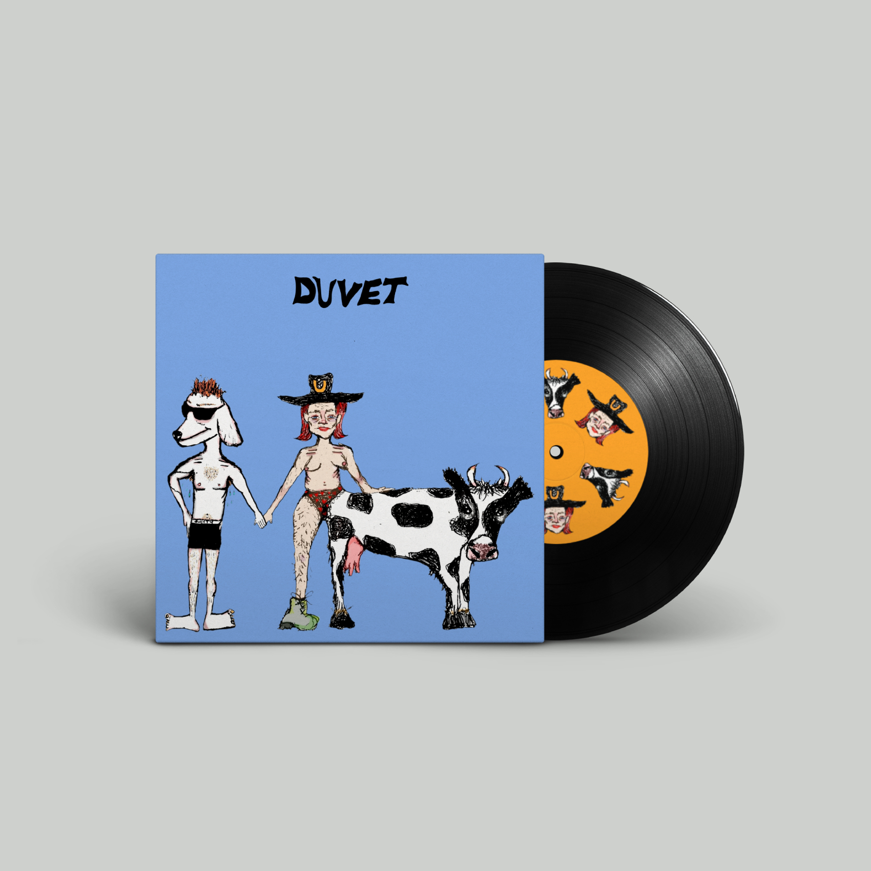 Duvet - Girlcow / Sweaty Dog: Vinyl 7" Single