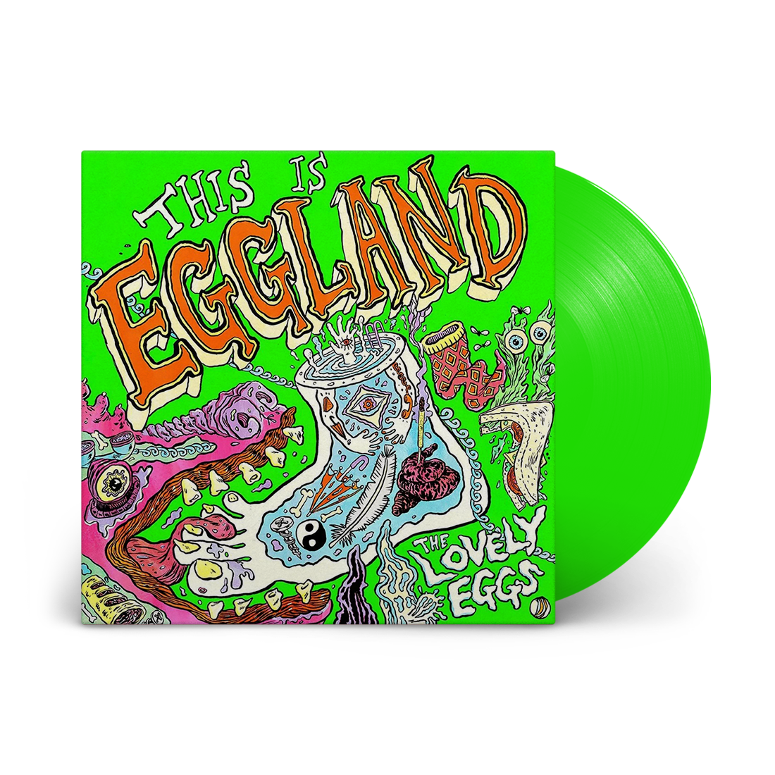 The Lovely Eggs - This Is Eggland (Alternative Sleeve): Neon Green Vinyl LP
