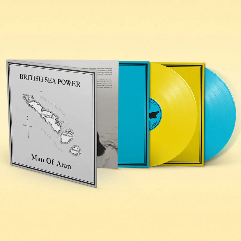 Sea Power - Man Of Aran: Limited Yellow + Blue Vinyl 2LP