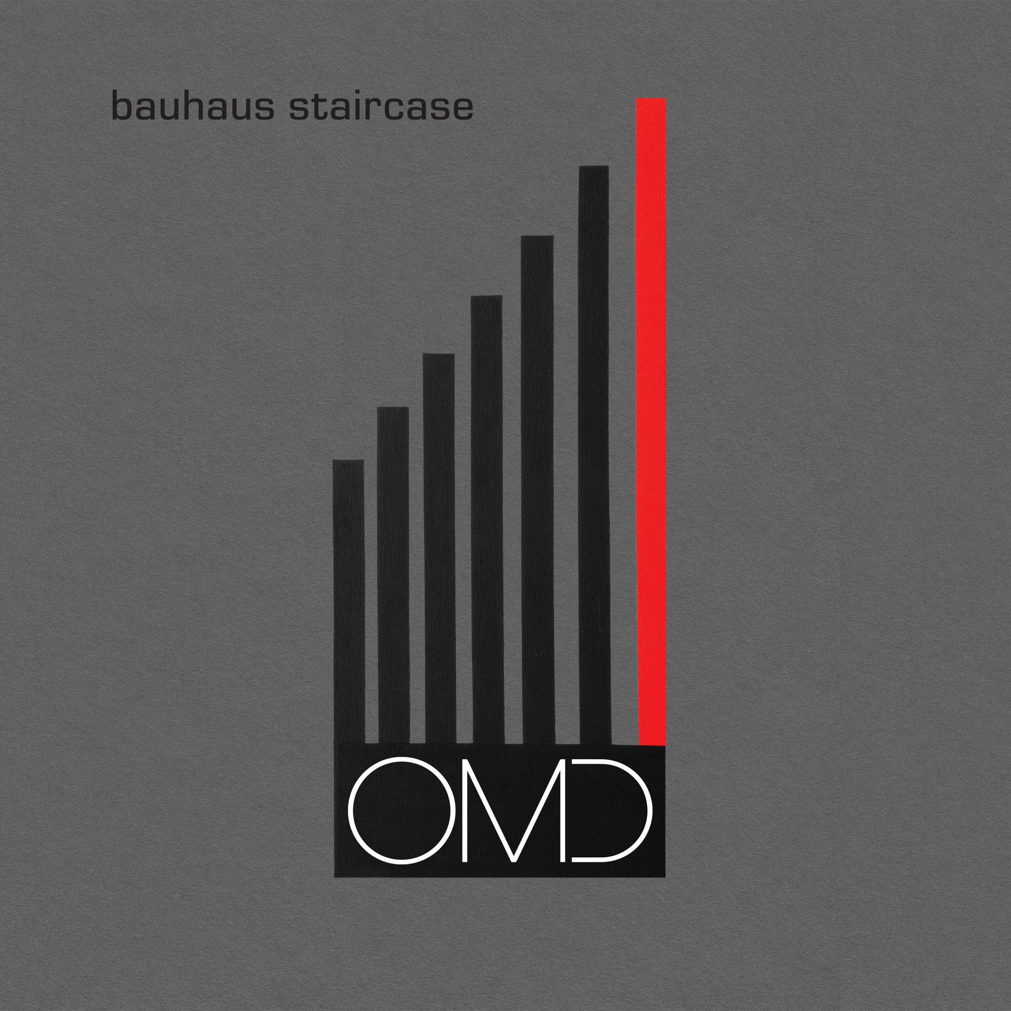 Bauhaus Staircase: Exclusive Silver Vinyl LP + Limited Spot UV Print [Numbered]