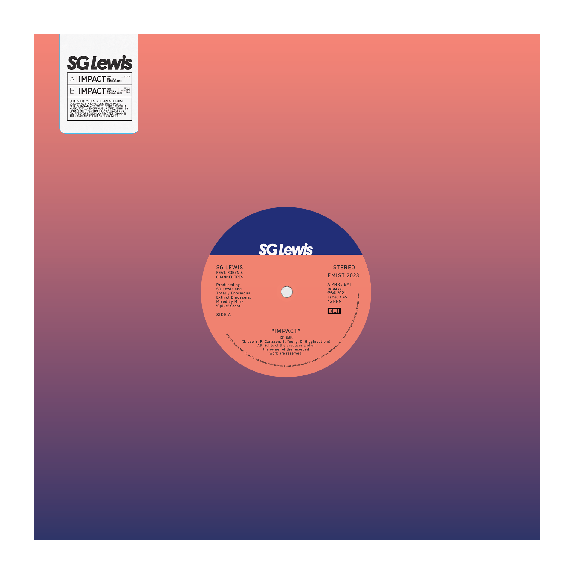 SG Lewis - Limited Edition Impact 12” Vinyl