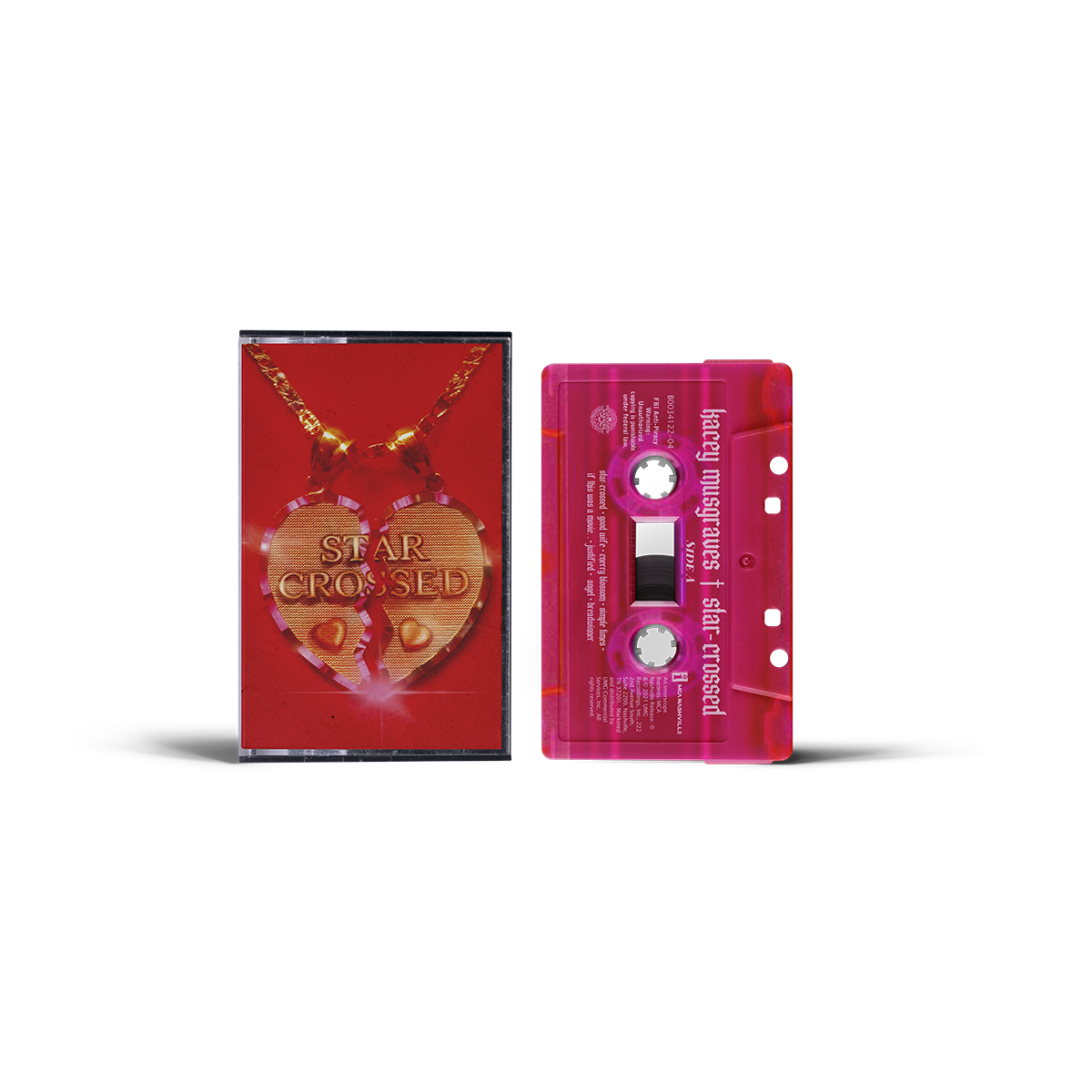 Kacey Musgraves - star-crossed Standard Cassette (Translucent Pink)