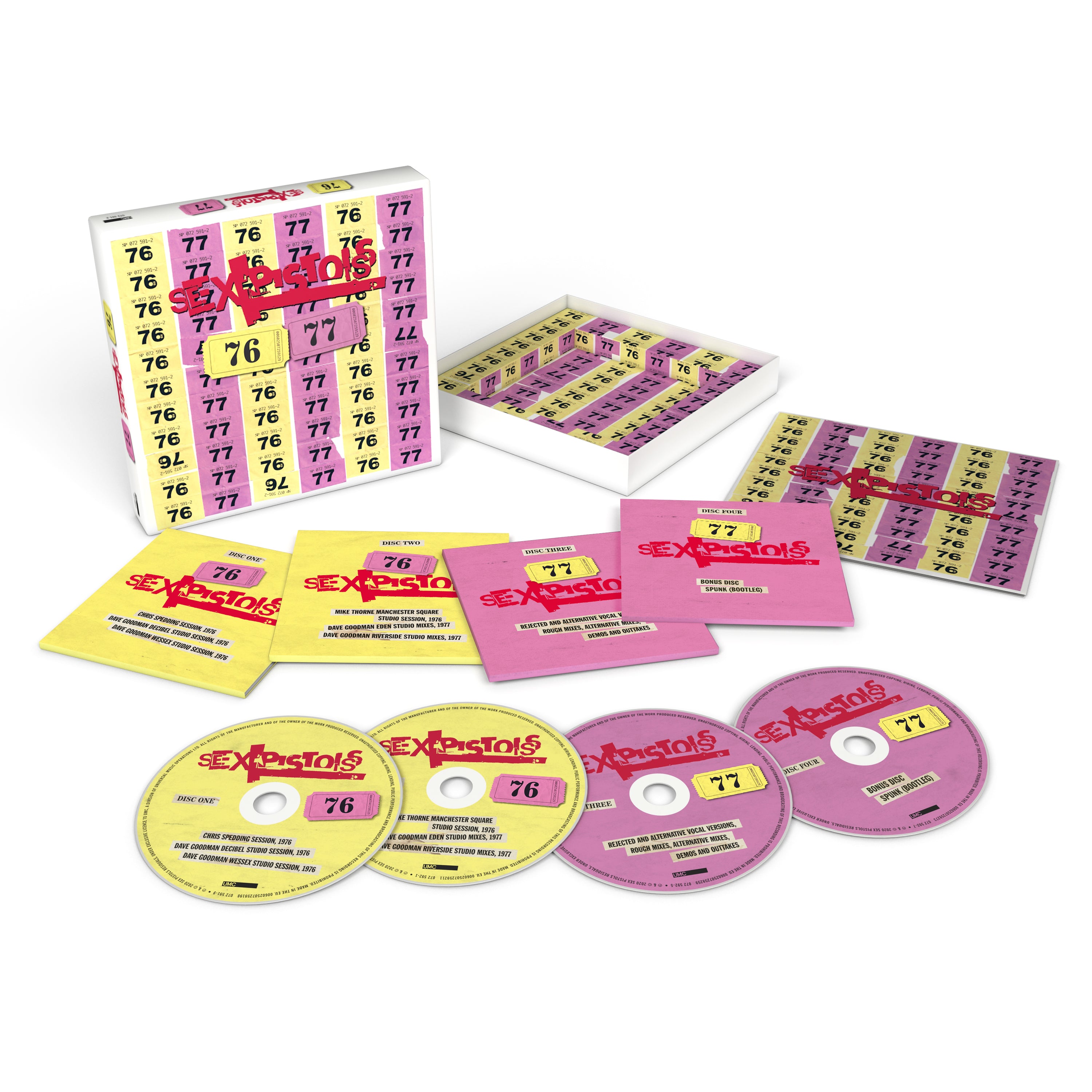 Sex Pistols - 76-77: Limited Edition 4CD Box Set