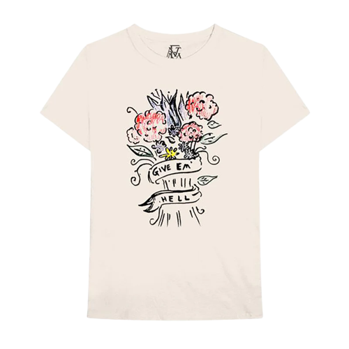 Florence + The Machine - Cream Give Em Hell tee