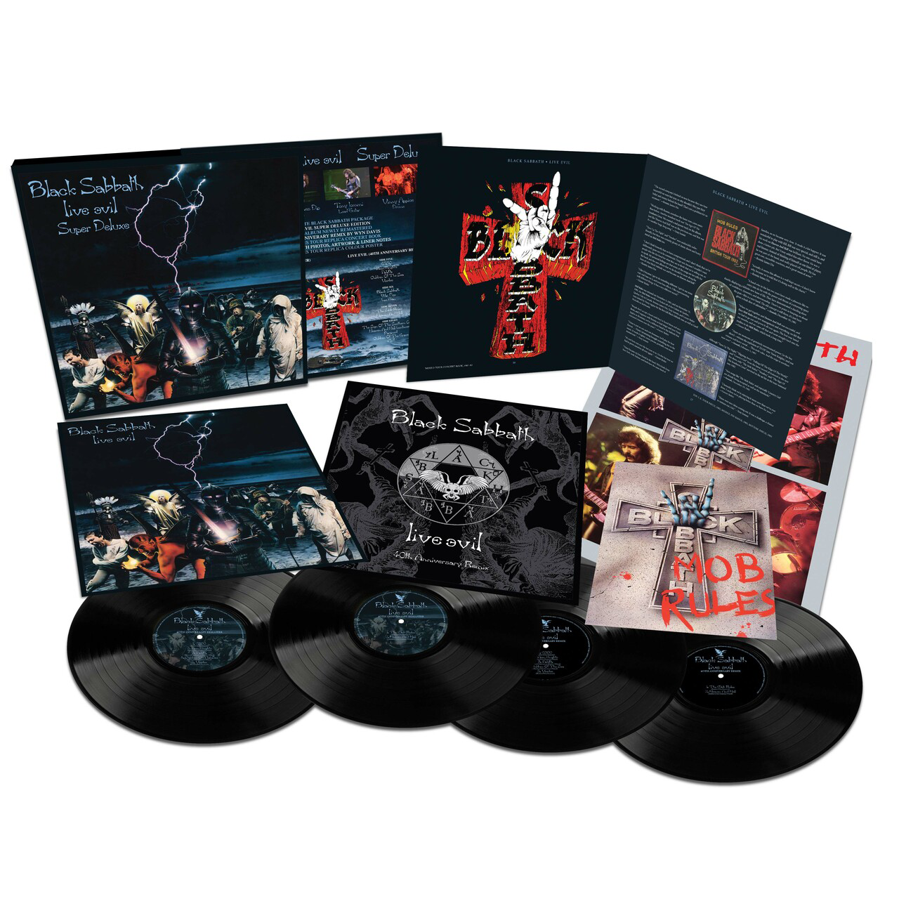 Black Sabbath - Live Evil (2023 Remaster):. Super Deluxe 4LP Vinyl Box Set  - Recordstore