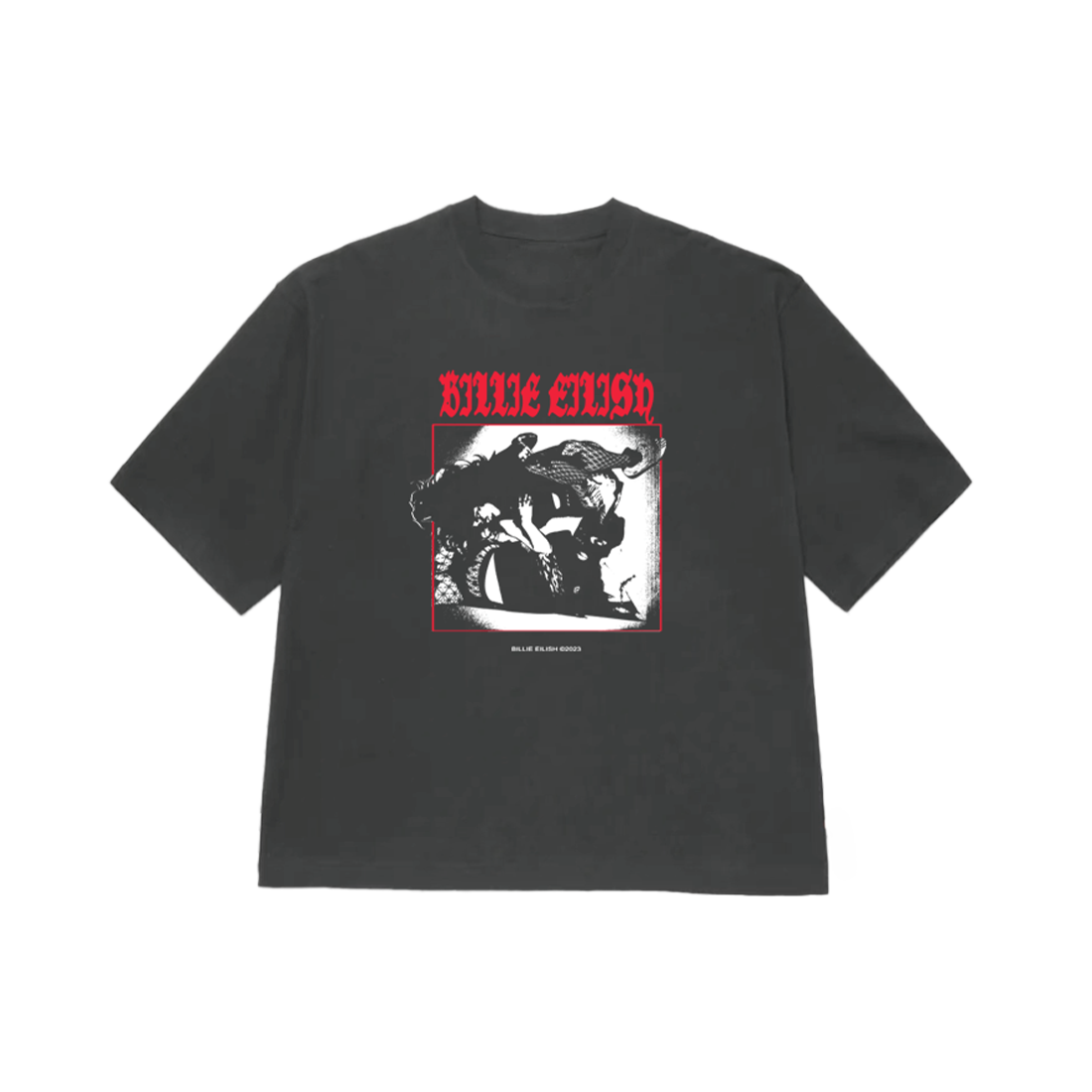 Billie Eilish Black Masked T Shirt Recordstore