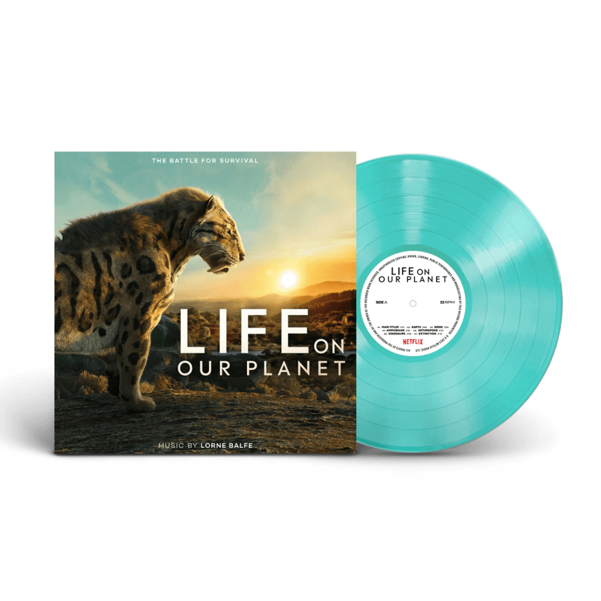 Lorne Balfe - Life On Our Planet: Limited Translucent 'Sea Blue' Vinyl LP