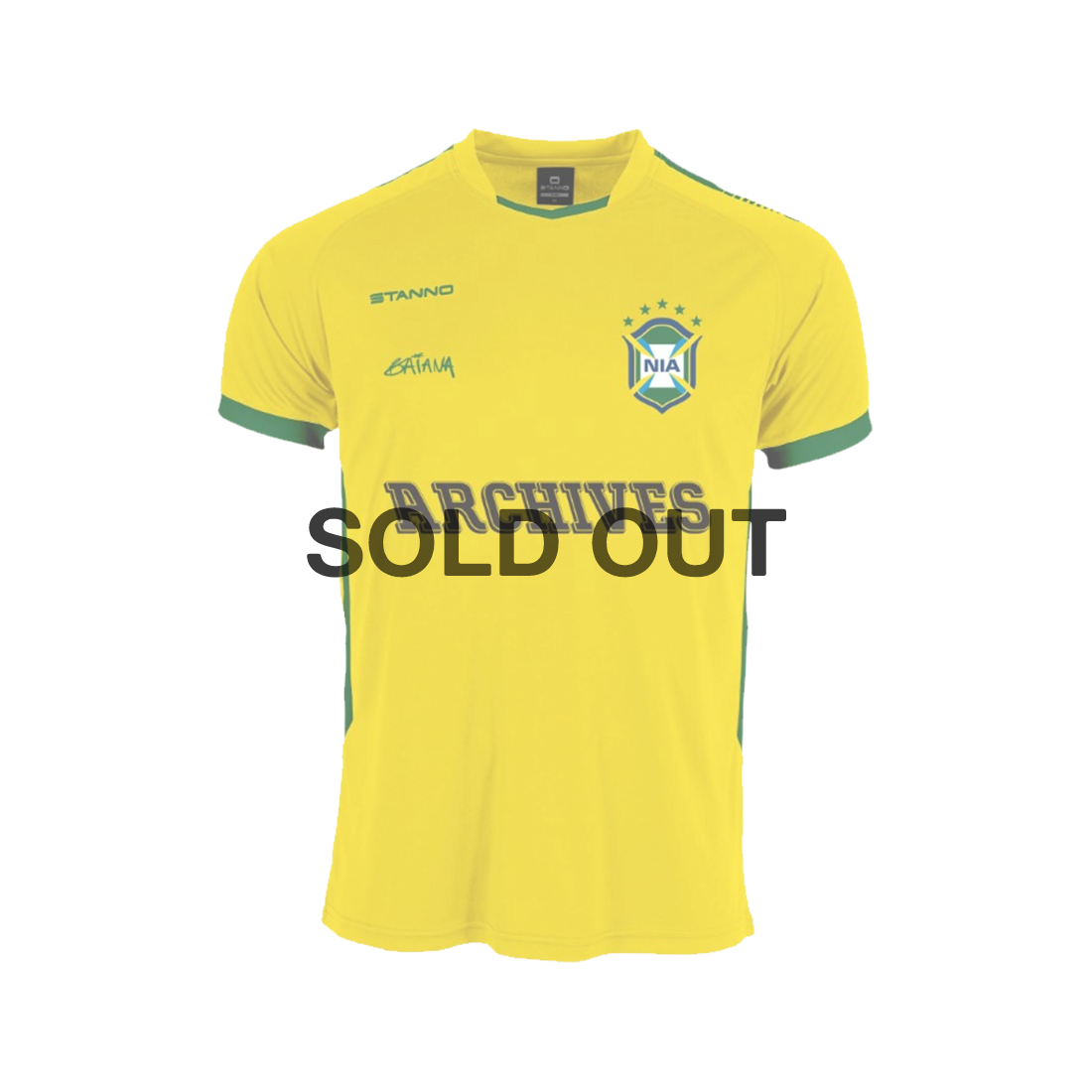 Nia Archives - Yellow Short-Sleeve ‘Baiana’ Football Top - Recordstore