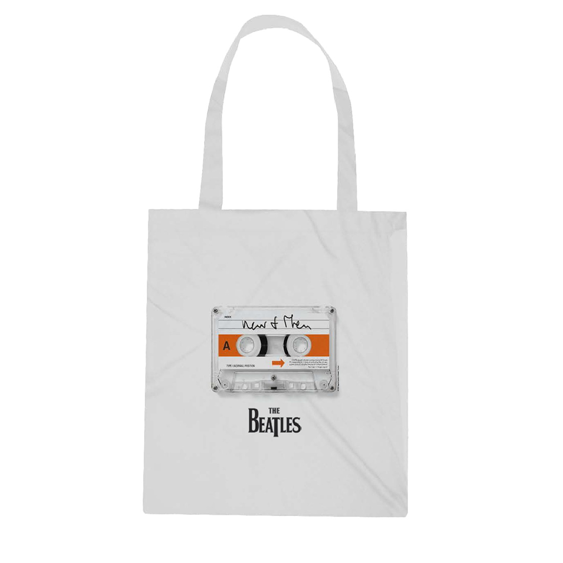 The Beatles - White Now & Then Tote Bag