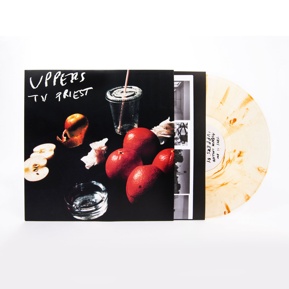 TV Priest - Uppers: Signed Monochrome Splatter Vinyl LP