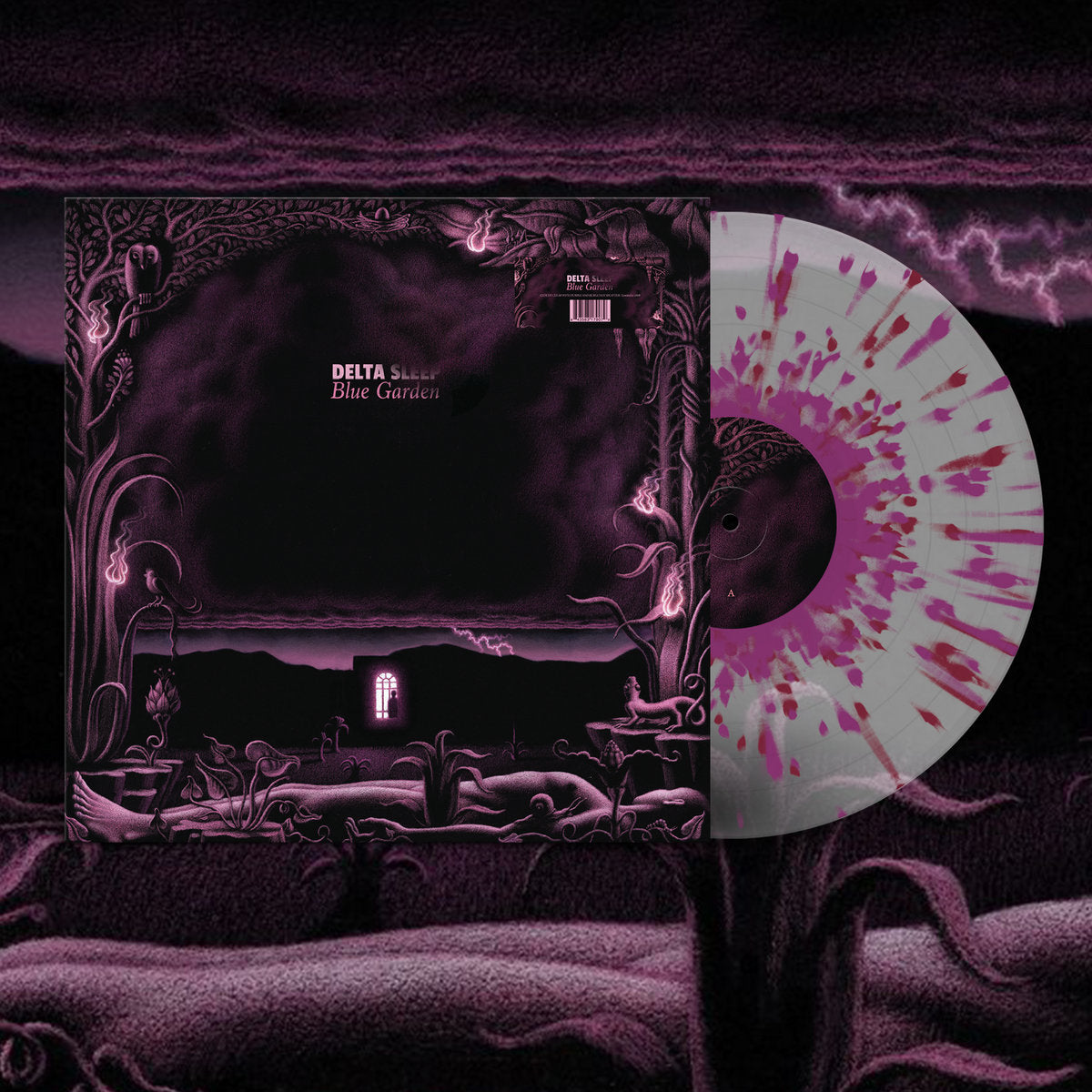 Delta Sleep - Blue Garden: Purple & Grey Splatter Vinyl LP