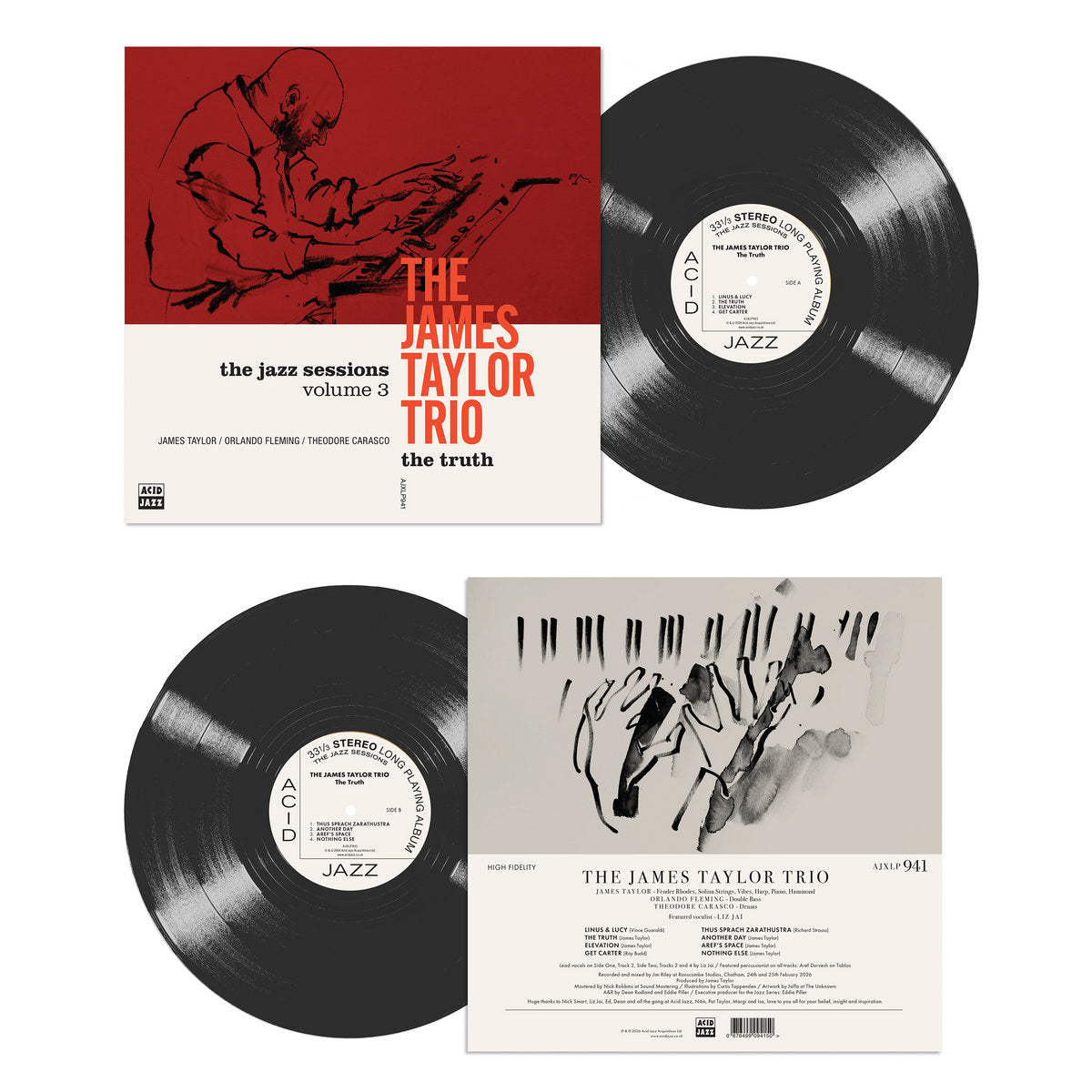 The James Taylor Quartet - The Truth: Vinyl 1LP