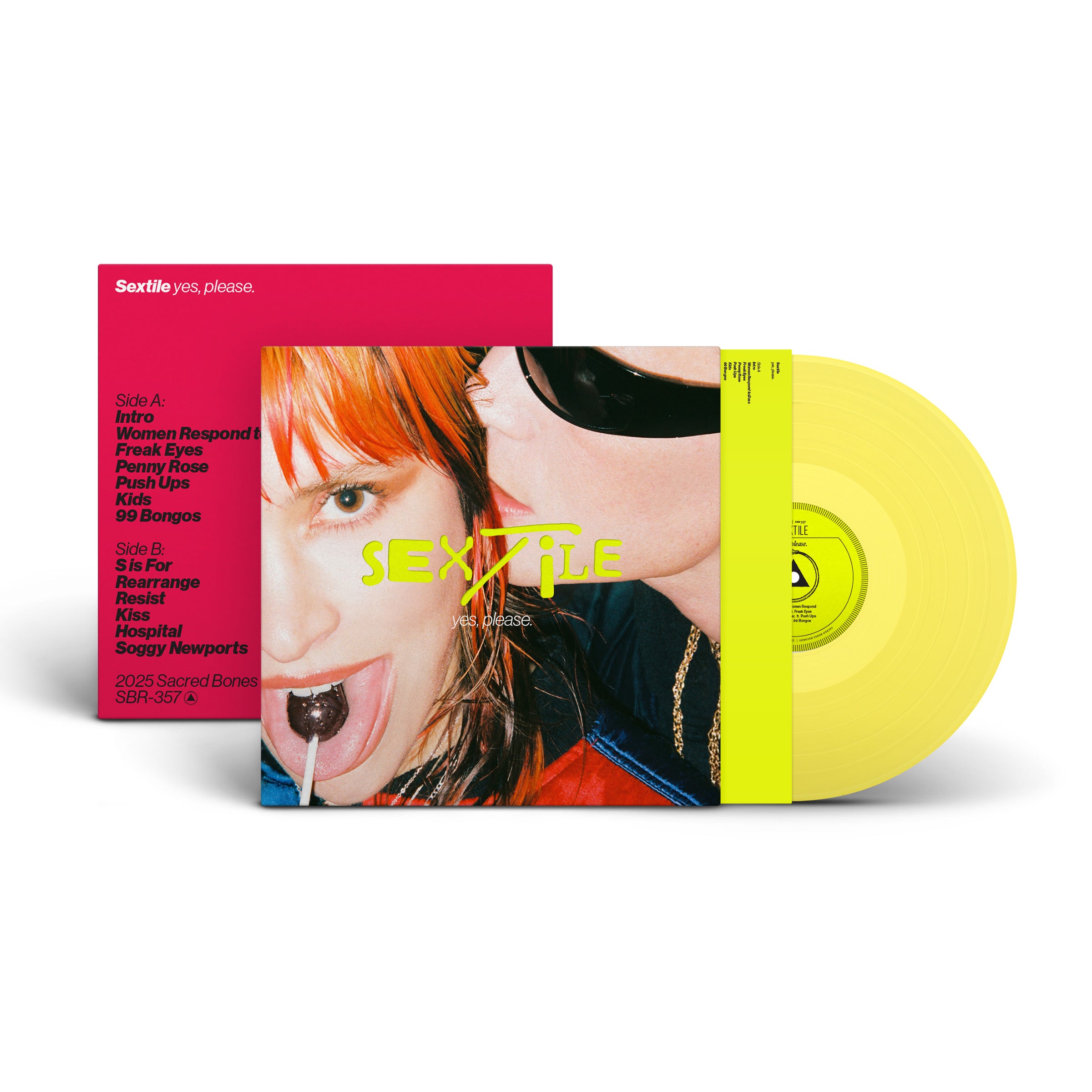 Sextile - yes, please: Yellow Coloured Vinyl