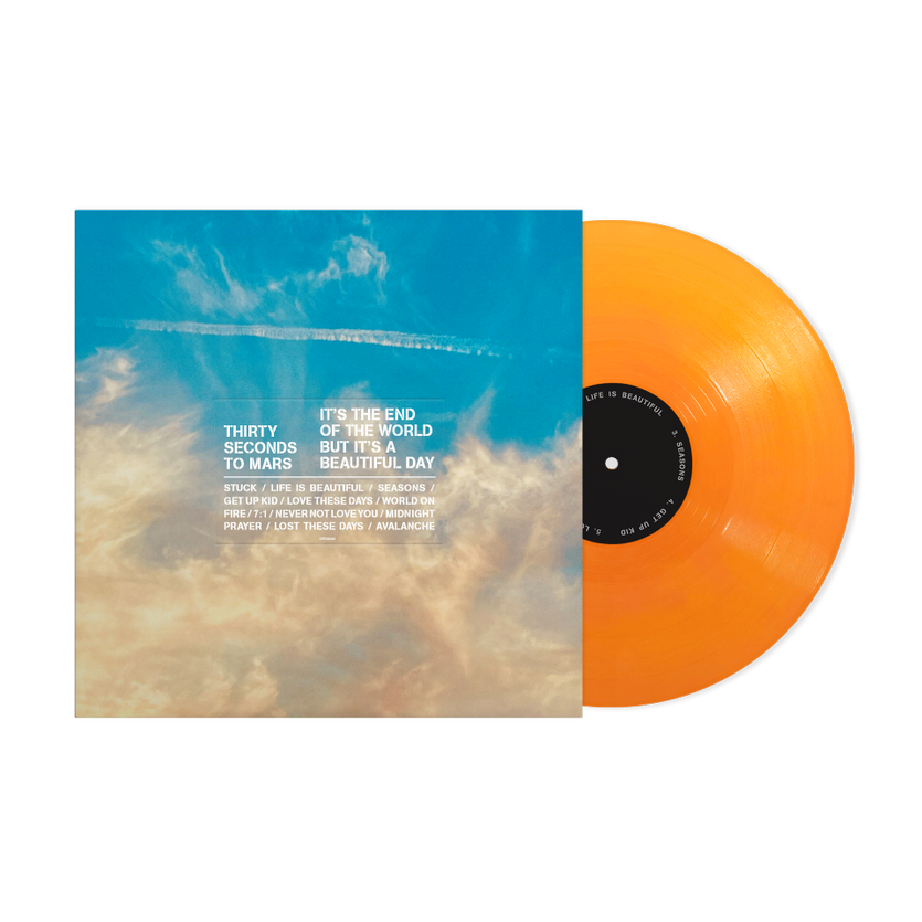 Thirty Seconds to Mars - It's The End Of The World But It's A Beautiful Day: Opaque Orange Vinyl LP