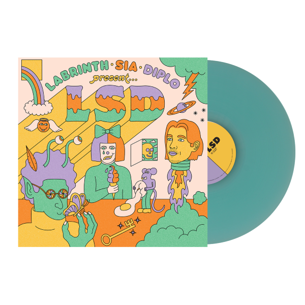 LSD (Labrinth, Sia and Diplo) - Labrinth, Sia & Diplo presents... LSD: Limited Sea Glass Vinyl LP