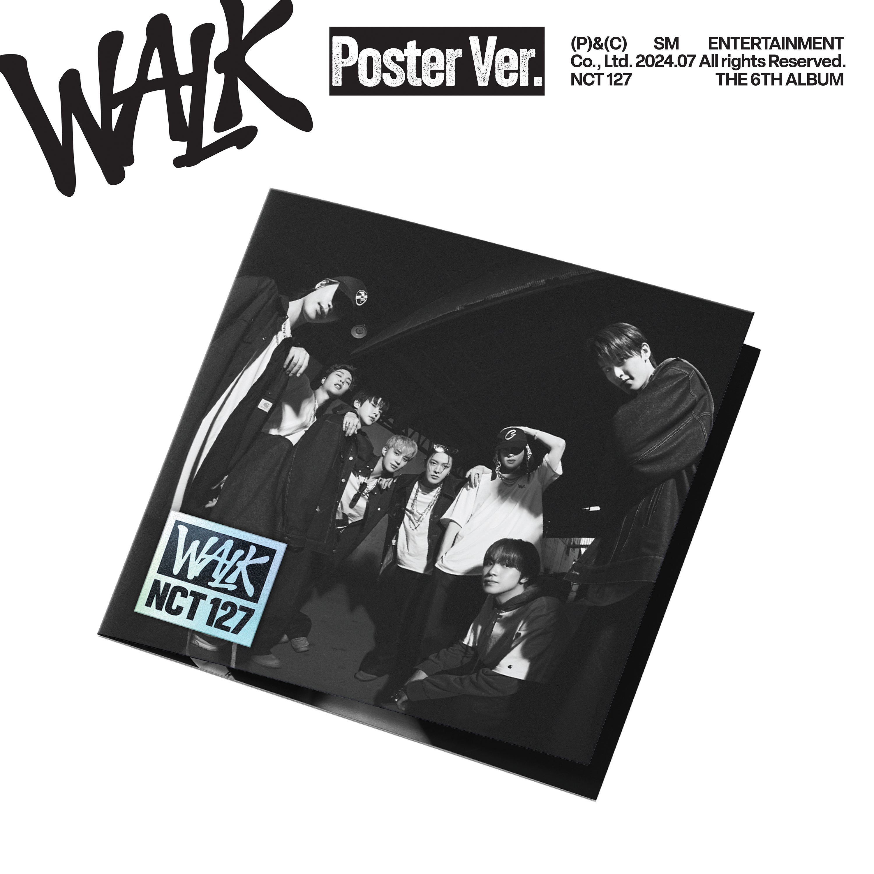 NCT 127 - WALK - The 6th Album (Poster Version): CD