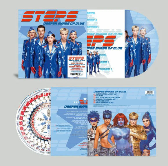 Steps - Deeper Shade Of Blue – The Remixes: Limited Zoetrope Vinyl LP [RSD24]