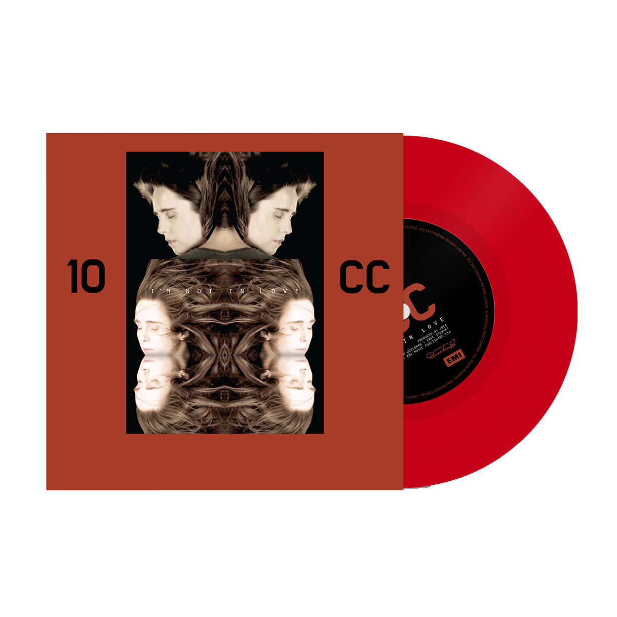 10cc - I’m Not In Love: Red Vinyl 7" Single