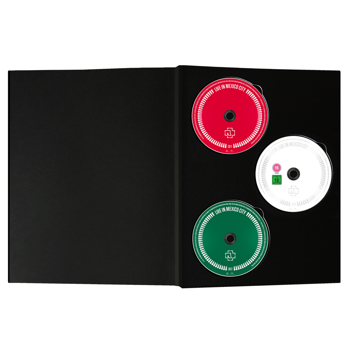 Rammstein - Live in Mexico City: Deluxe Edition Hardback Photo Book + 2 CDs + Blu-Ray