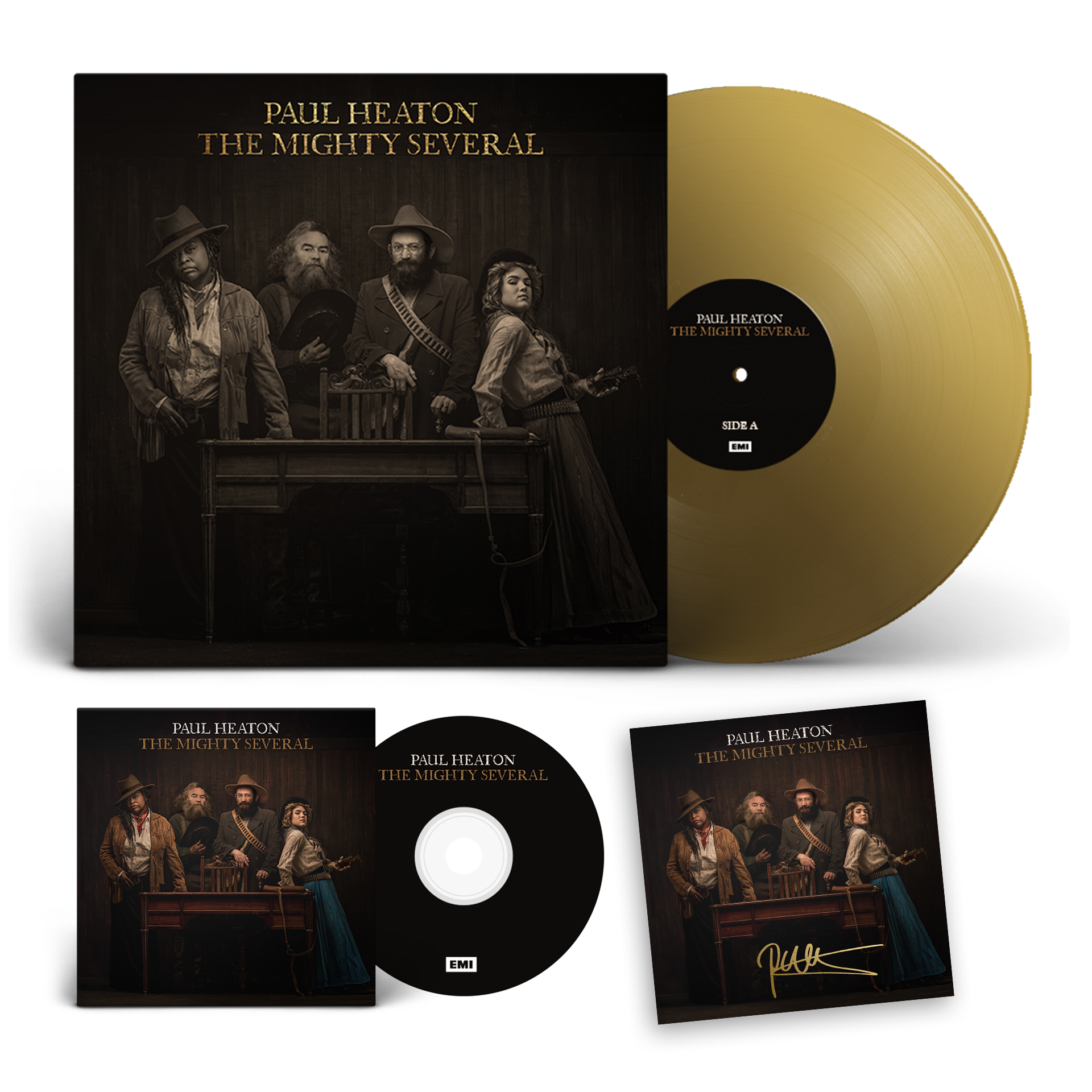 The Mighty Several: Limited Gold Vinyl LP, CD + Signed Art Card