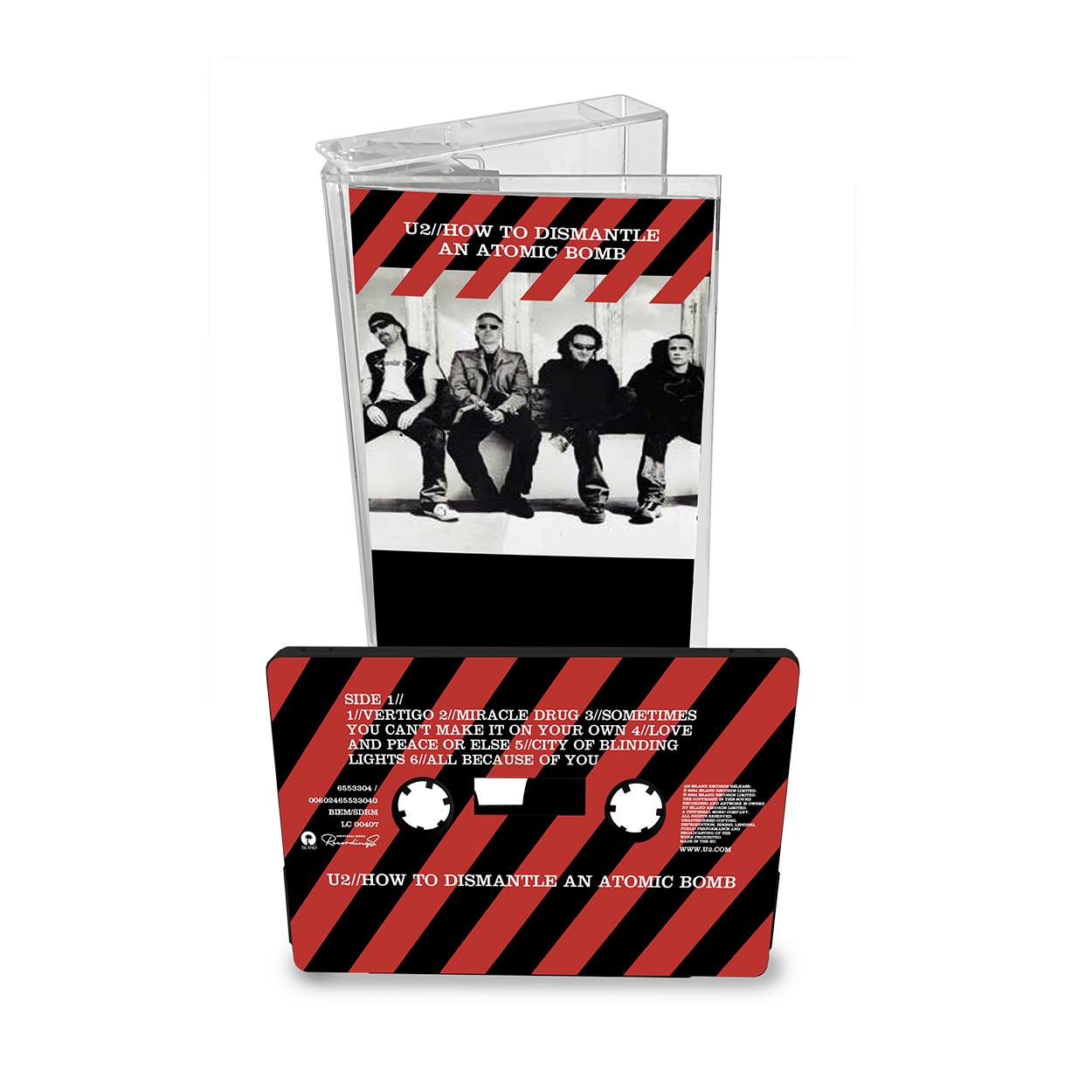 U2 - How To Dismantle An Atomic Bomb (20th Anniversary): Exclusive Red & Black Cassette (Limited Edition)