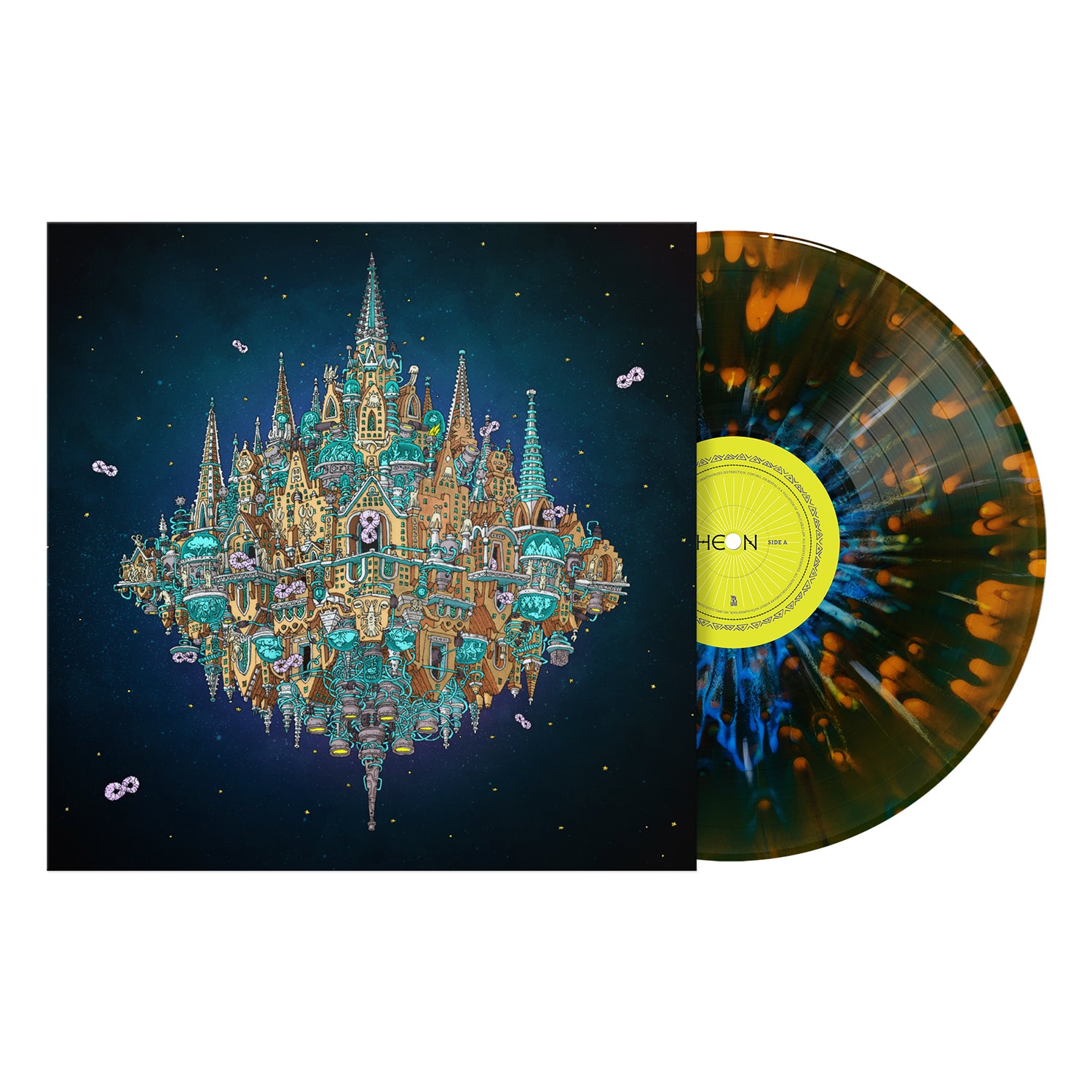 Dance Gavin Dance - Pantheon: Gatefold Cobalt Orange Crush Smush White Cobalt Splatter Vinyl 2LP