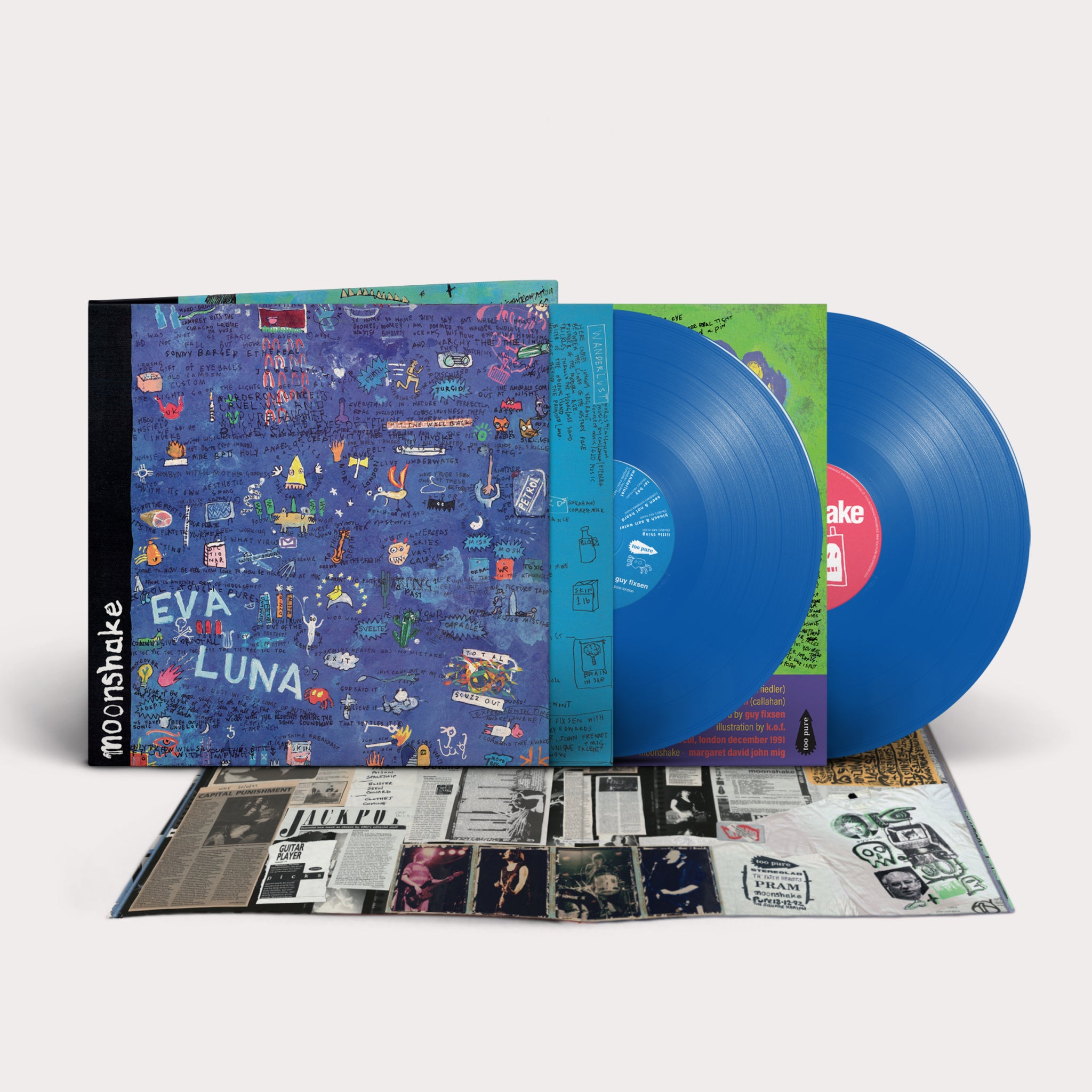 Moonshake - Eva Luna: Limited Deluxe Edition Blue Vinyl 2LP