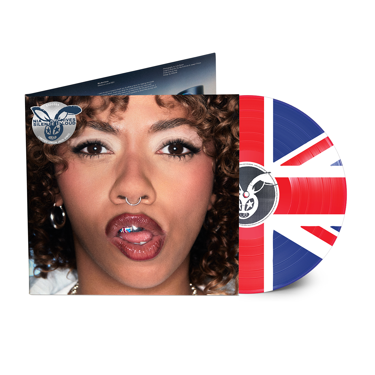 Nia Archives - Silence Is Loud - LIMITED UNION JACK VINYL WITH SIGNED INSERT